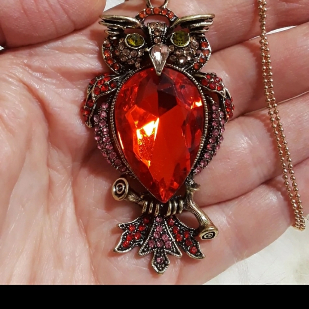 COPY - 💜OWL NECKLACE NWOT
